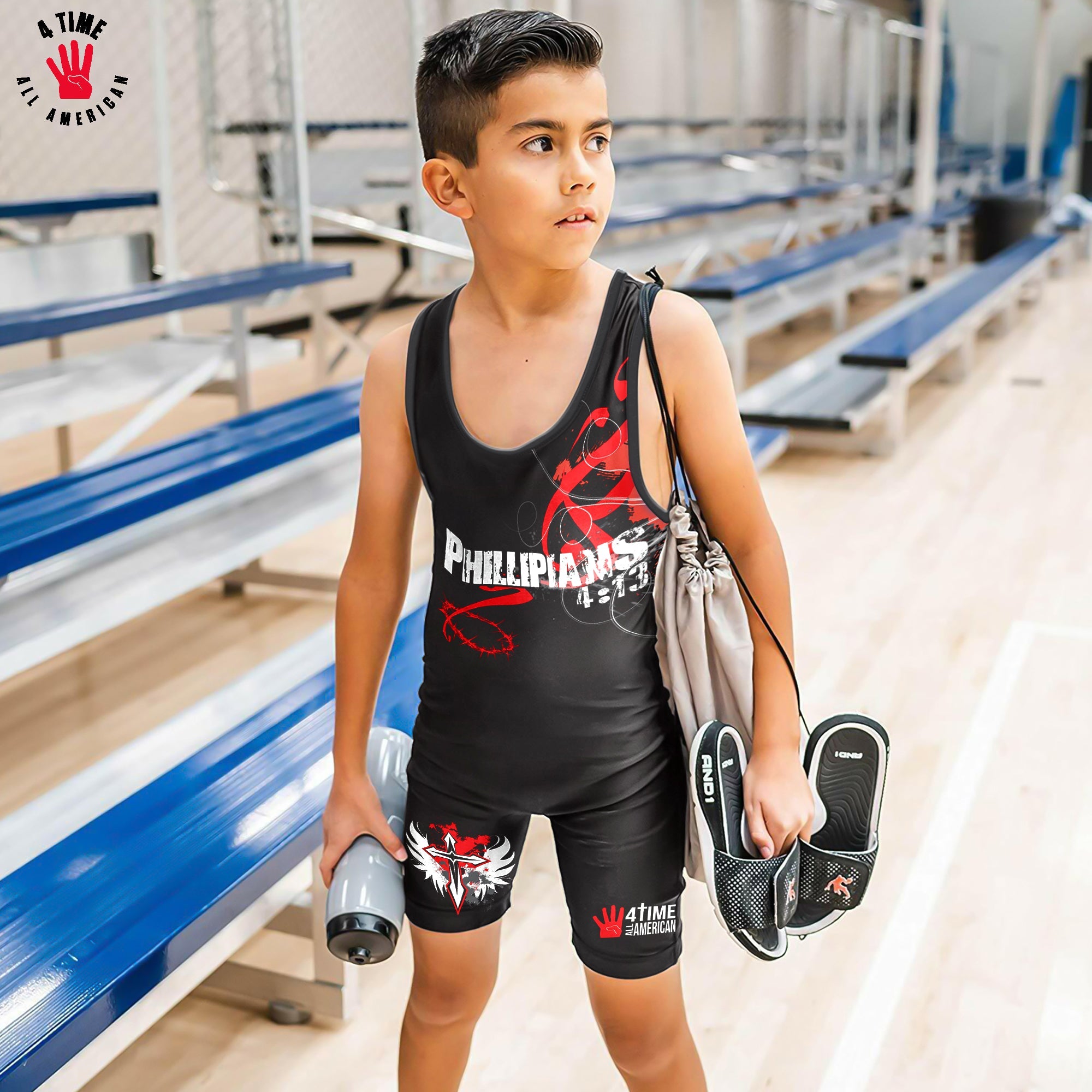 Red Wrestling Singlet