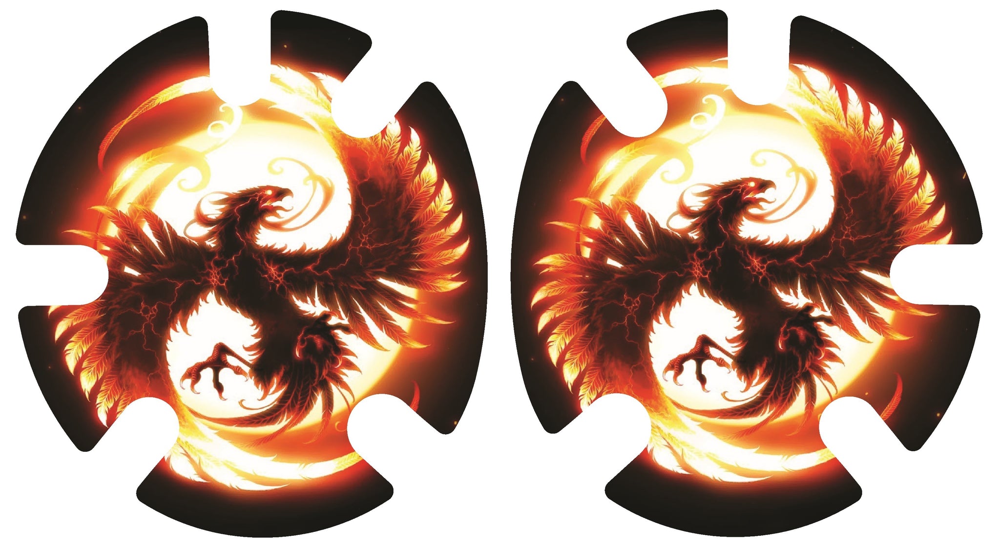 Fire Birds:  Wrestling Headgear Decals, Wraps by 4Time All American