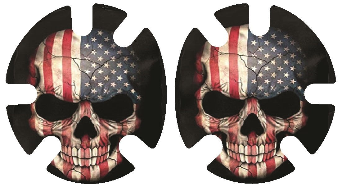 American Flag Skull: Wrestling Headgear Decals, Wraps by 4Time All American