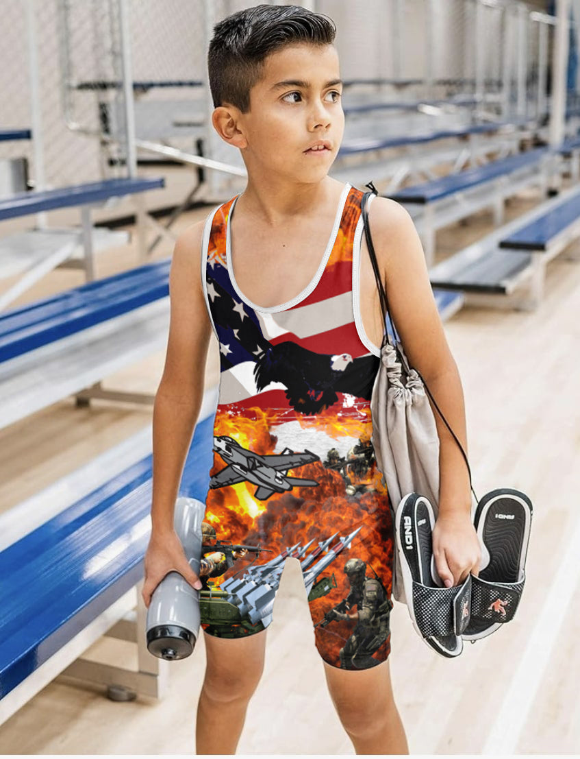 Patrol Wrestling Singlet