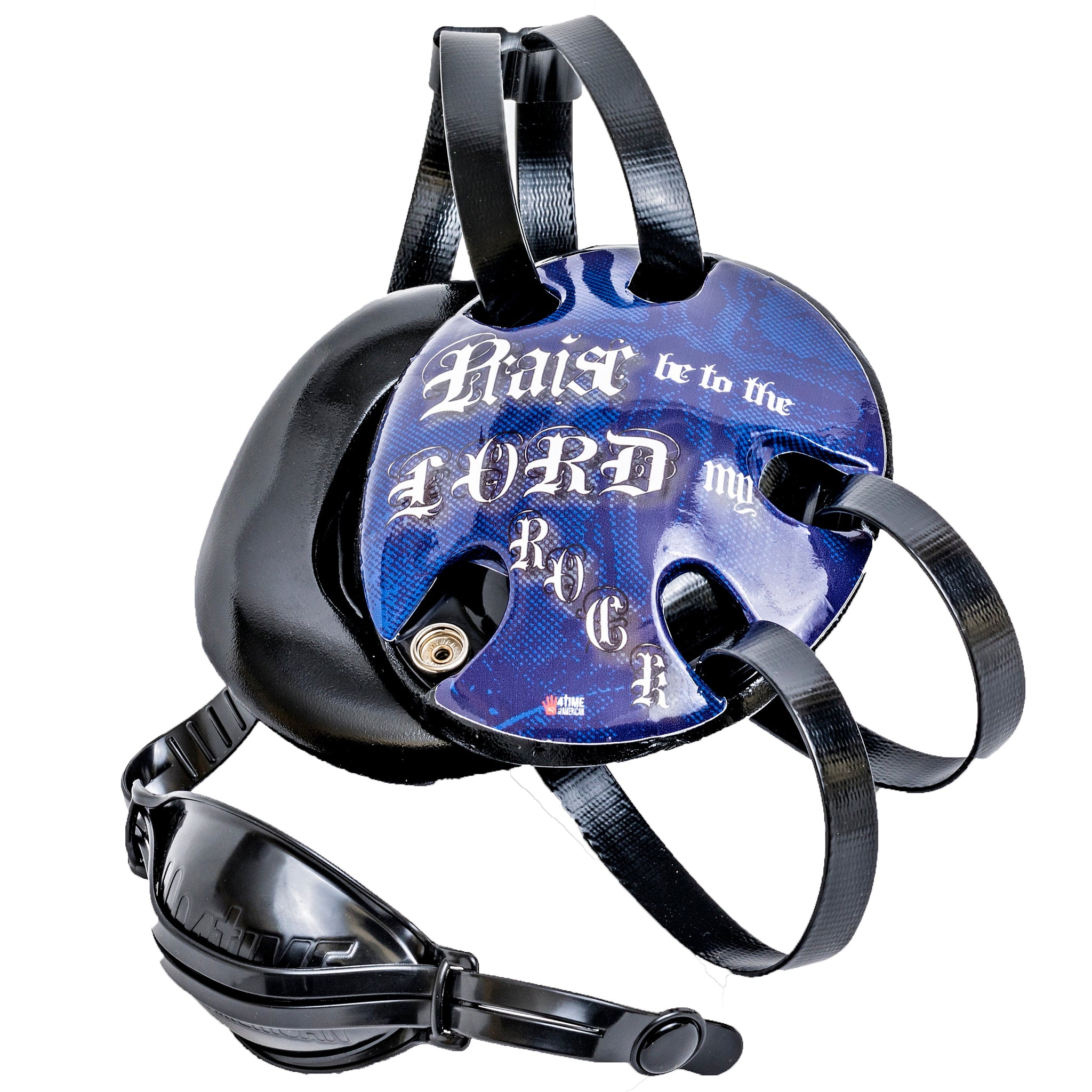 Psalm 144:1 Blue Wrestling Headgear