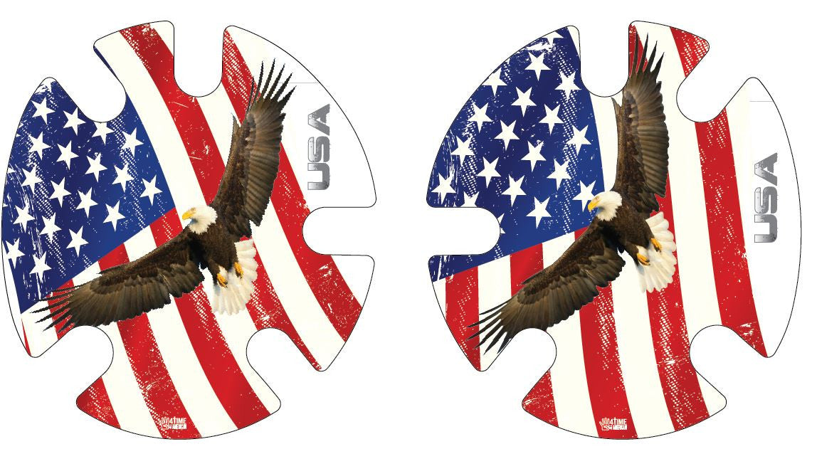 Eagle and USA Flag Wrestling Headgear