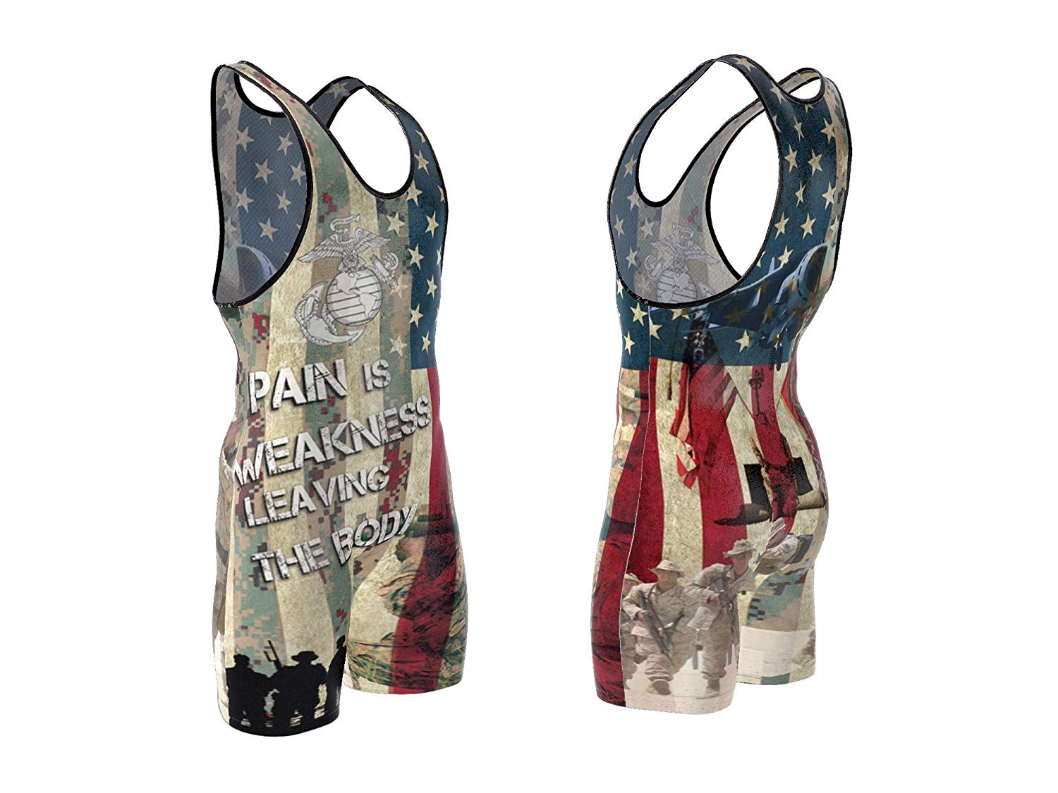 Marines Wrestling Singlet