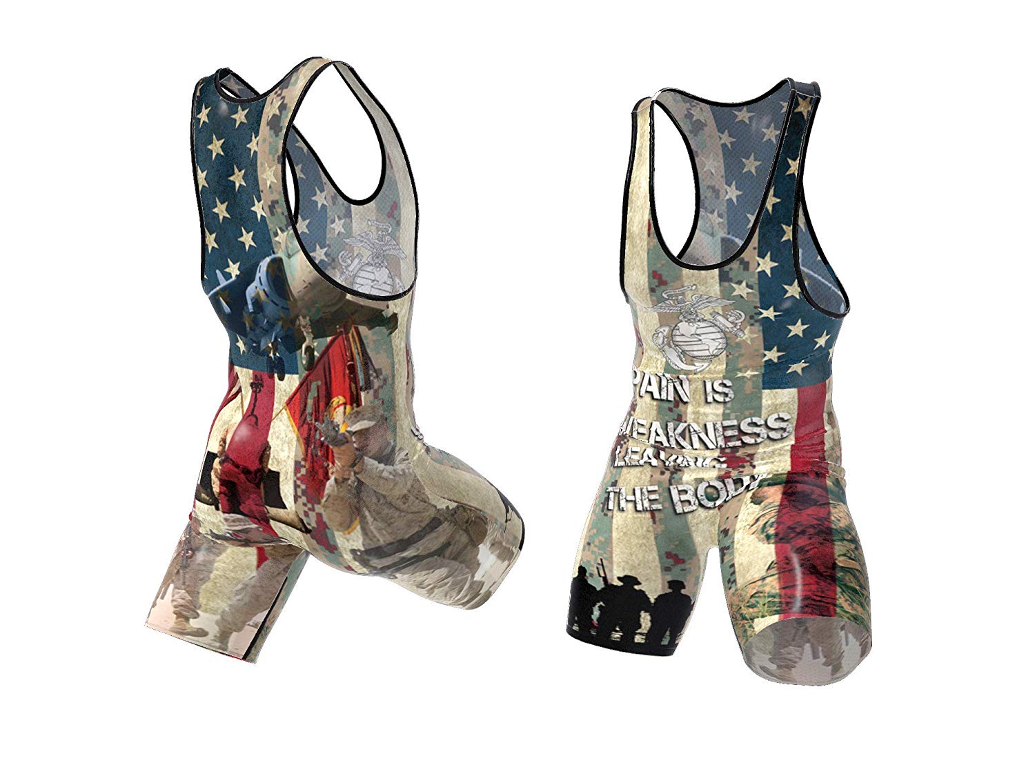 Marines Wrestling Singlet