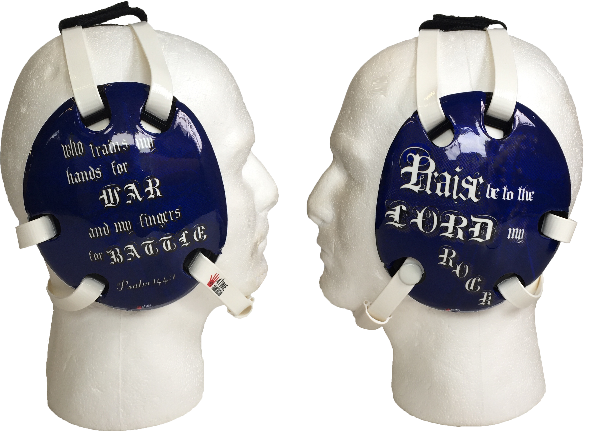 Psalm 144:1 Blue Wrestling Headgear