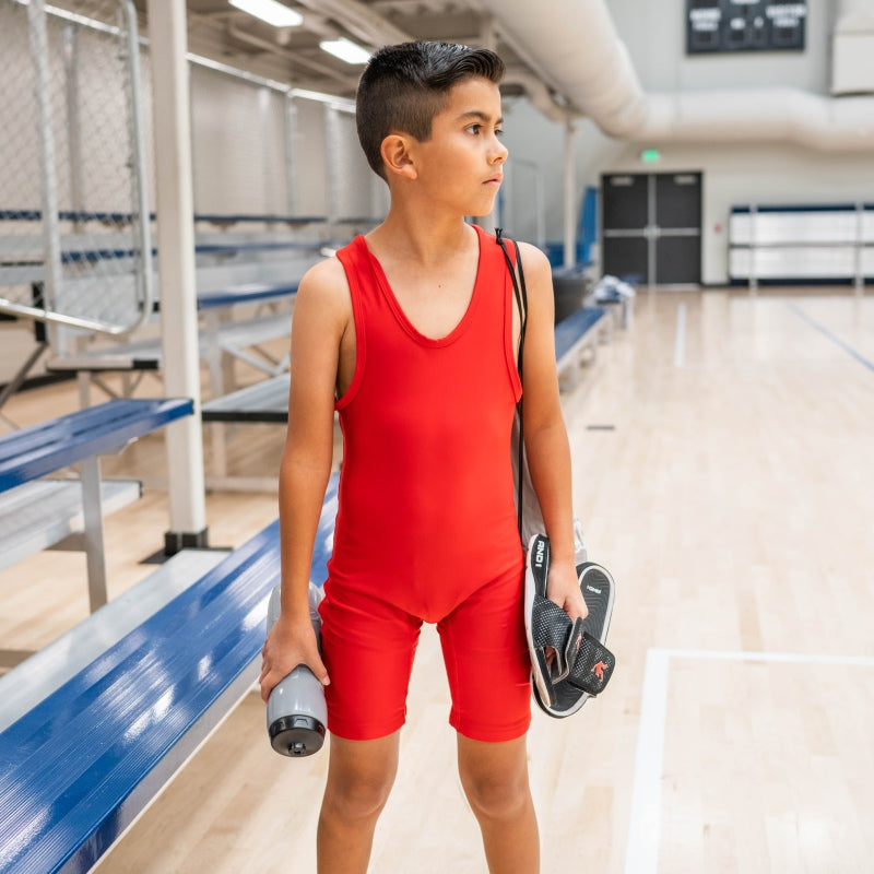 Red Wrestling Singlet