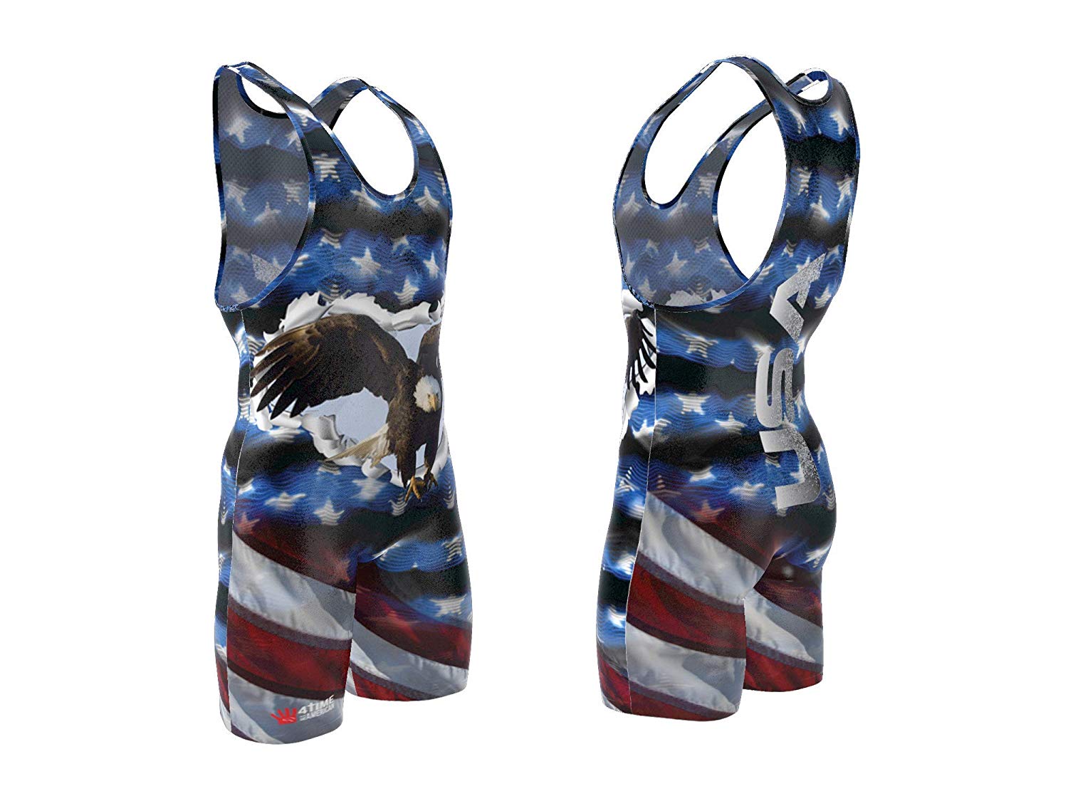 USA Eagle Wrestling Singlet