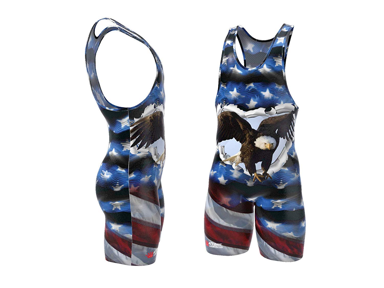 USA Eagle Wrestling Singlet