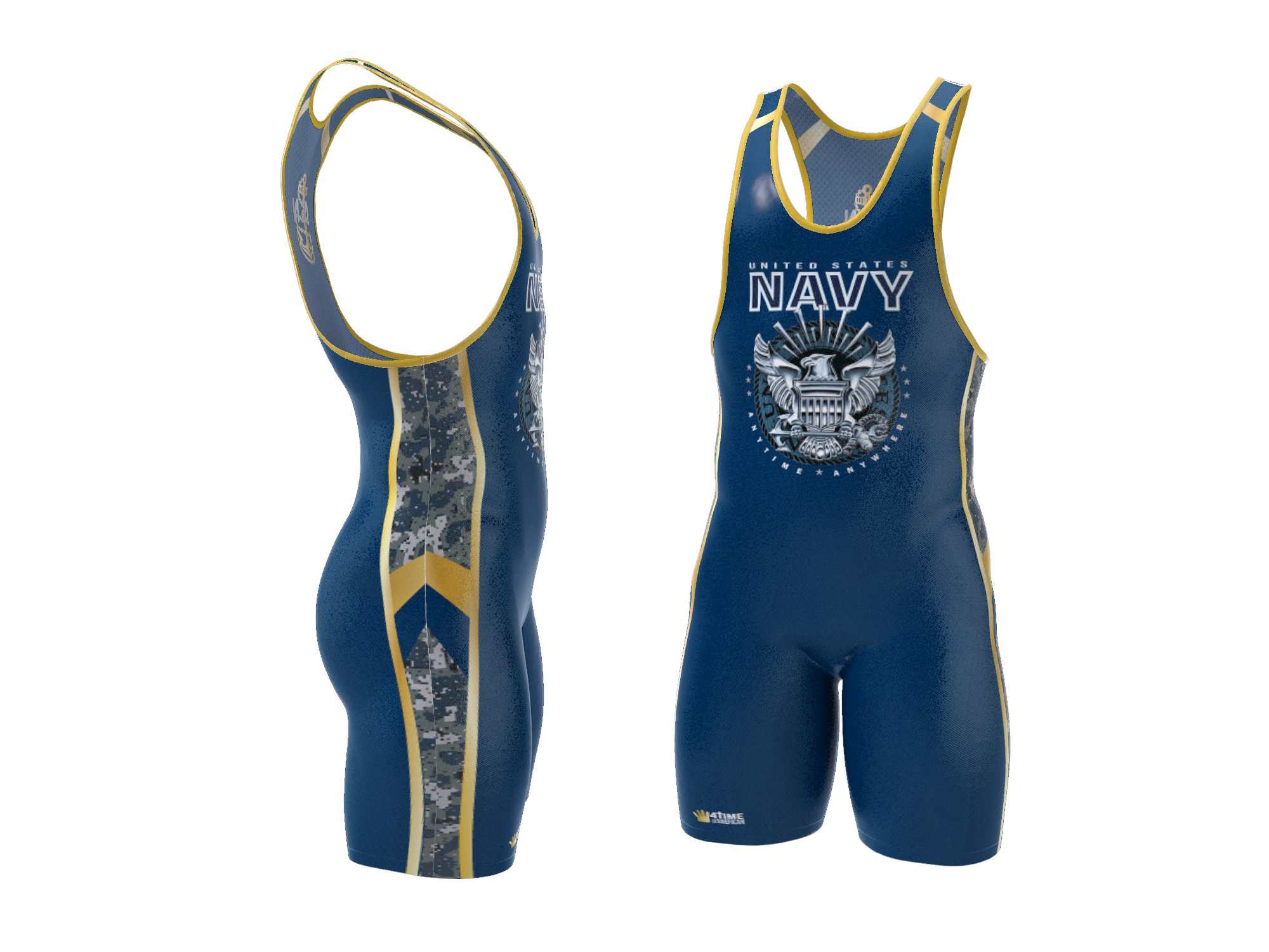 US Navy Wrestling Singlet